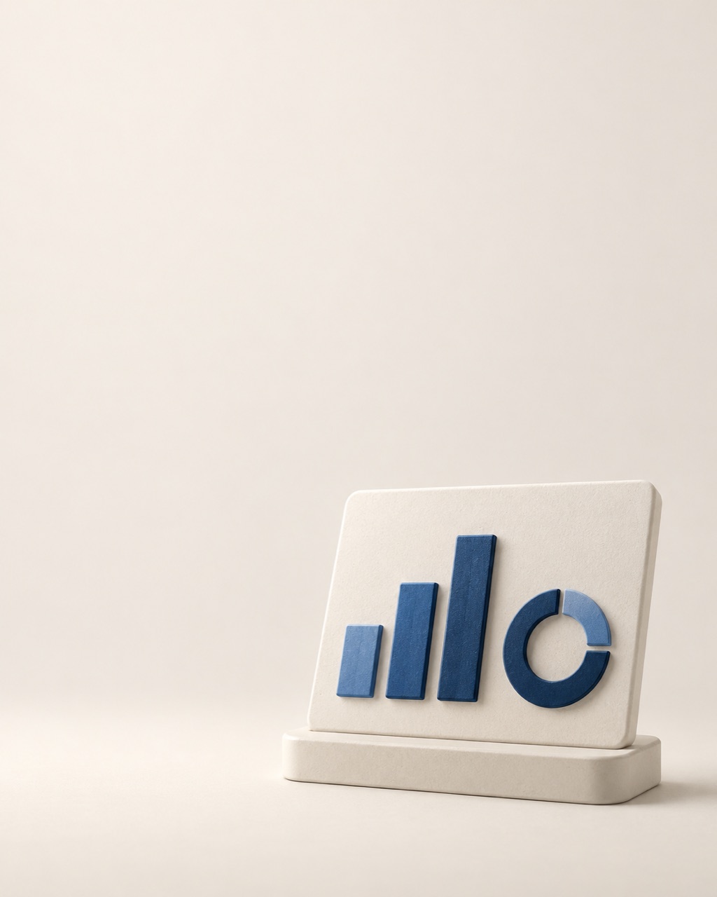 Reporting visualization representing portfolio performance and operating ratios